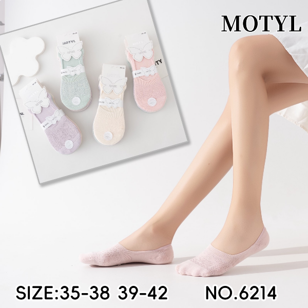 Stopki damskie Roz 35-42,  Mix kolor Paczka 40 szt